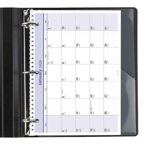 AT-A-GLANCE 2026 Wall & Desk Calendar, Monthly, 11" x 8", Small, Daily Blocks 1.25¡± x 1.25¡±, QuickNotes (PM502826)