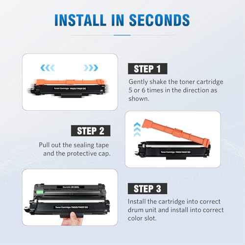 TN227 Toner Cartridge Replacement for Brother MFC L3710CW L3750CDW L3770CDW HL L3210CW L3230CDW L3270CDW L3290CDW 4 Color Packs