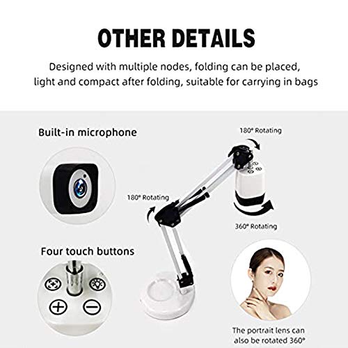 Document Camera for Teachers, 8mp with Auto-Focus and LED Supplemental Light, Excellent for Distance Education and Web Conferencing