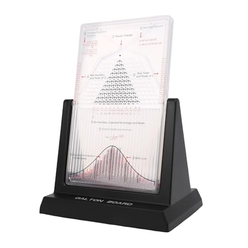 Walfront Galton Board Probability Demonstrator with 2800 Steel Beads – Normal Distribution Teaching Aid