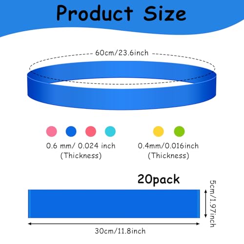 Rookea 6 Pack Colorful Fidget Chair Bands for Kids with ADHD & Autism - Sensory Fidget Toy for Classroom & Home