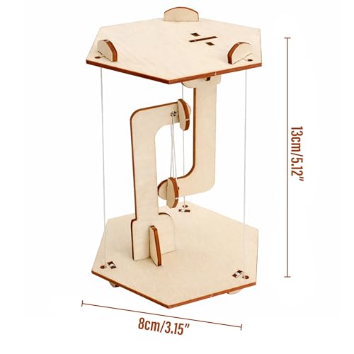 Anti-Gravity Tensegrity Wood Table Model Kit for STEM Learning & Desk Decor