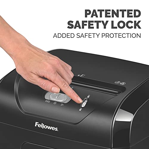 Fellowes 14C10 14-Sheet Cross-Cut Paper Shredder for Home & Office, Security Level P-4