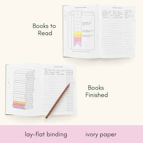 Kunitsa Co. Reading Journal - 52 reviews. Review and Track Your Reading. Book Journal for Book Lovers & Readers. Blue