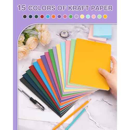 Dynta A5 Journals 45pcs 15 Colors Lined Notebooks Bulk College Ruled 5.5 x 8.3 Inches for Class or Conference, 30 Sheets/60 Pages