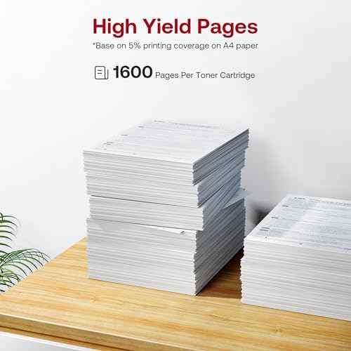 125 CRG125 Toner Cartridge Replacement for Canon 125 CRG-125 3484B001 Work with ImageCLASS LBP6030w LBP6000 MF3010 LBP3100 Printers(4XL-Pack,Black)