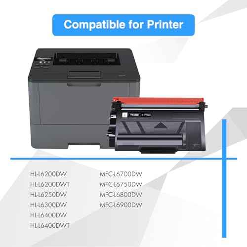 TRUE IMAGE TN880 Black Toner Cartridge 2 Pack Compatible for Brother TN 880 TN-880 Super High Yield Work for Brother HL-L6200DW HL-L6400DW MFC-L6700DW MFC-L6800DW MFC-L6900DW Printer