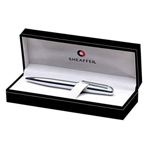 Sheaffer 500 (GC3) Ball Point with Blue Refill, Bright Chrome with Chrome Trim (SH/9330-2)