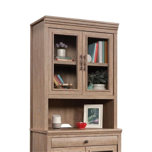 Sauder Rollingwood Brushed Oak Hutch for Lateral File/Library Base