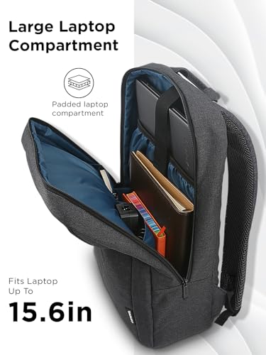 Lenovo B210 15.6-Inch Water-Repellent Laptop Backpack Black - Durable, Lightweight, Business & College Use