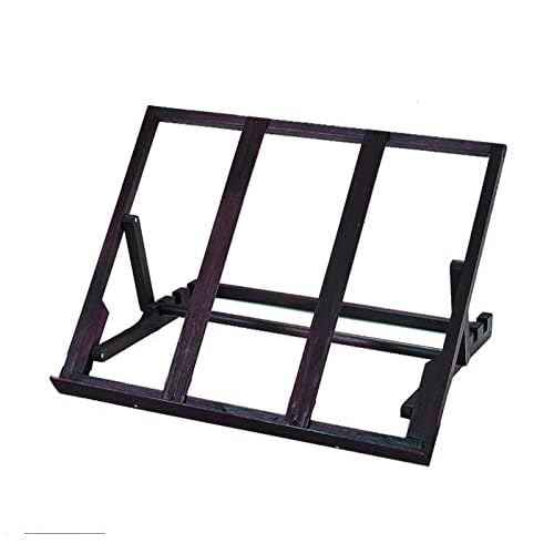 Alvin, Easel and Board Stand, Walnut Stained Wood, Anti-Slip