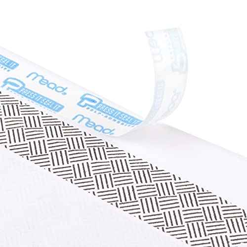 Mead #6-3/4 Envelopes, 3-5/8" x 6-1/2", Security Printed Lining for Privacy, Press-It Seal-It Self Adhesive Closure, White All-Purpose 20-lb Paper Mailing Envelopes, 500 Count (742021)
