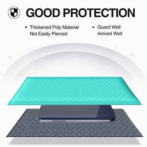 UCGOU Bubble Mailers 12x16 Inch 40 Pack Usable Size 12x15 Inch Large Padded Envelopes Teal Waterproof Packaging Bags for Shipping Self Seal Strong Adhesion Envelopes for Jewelry Makeup Supplies