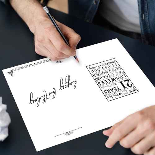 Cool 21st Birthday Decorations for Him Her, Happy 21 Birthday Card for Women Men, Funny 21 Year Old Bday Gifts for Daughter Son
