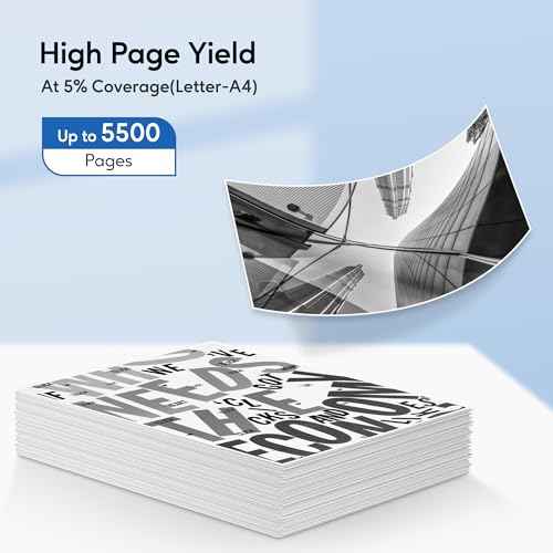 Compatible Toner Cartridge Replacement for Brother TN433BK TN433 TN431BK TN-433 TN436BK for HL-L8260CDW HL-L8360CDW MFC-L8900CDW MFC-L8610CDW MFC-L8690CDW Printer (Black, 2Pack)