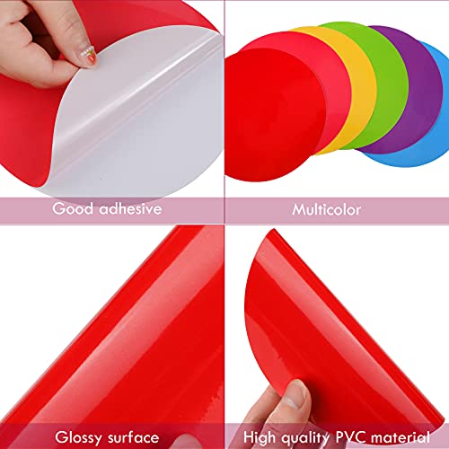 Outus 30 Pcs 6 Inch Colorful Classroom Floor Dots for Preschool & Kindergarten — Bright Dot Style