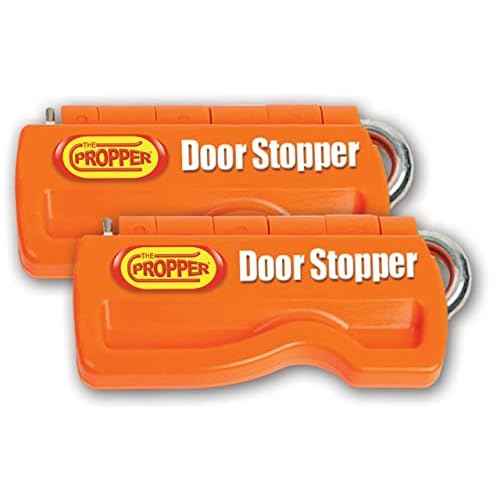 Propper Door Stopper - Professional Door Stop for Moving Office Home or School - Great for Police, Admin, Firefighters and Any time You Need a Door to Stay Open - 2 Pack