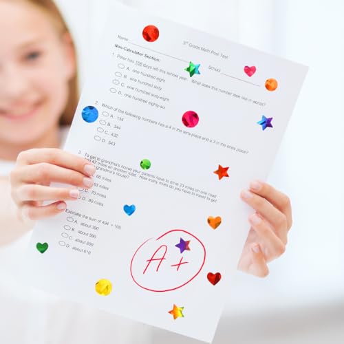 Star Stickers Pack for Kids Classroom Rewards & DIY Crafts - 1710 pcs