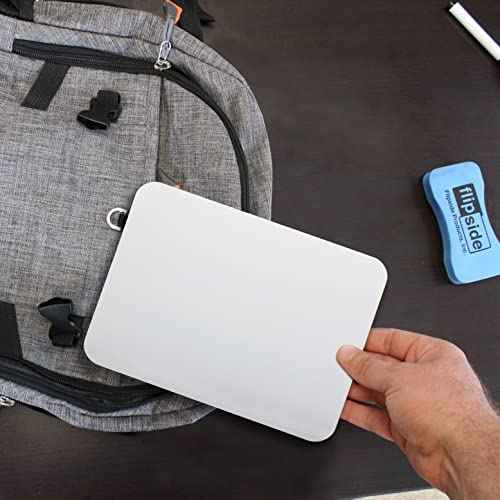Flipside Products 6" x 9" Two-Sided Dry Erase White Boards, Classroom Pack, Double Sided Lapboard for Class, Reusable for Group Participation - 24 Pack