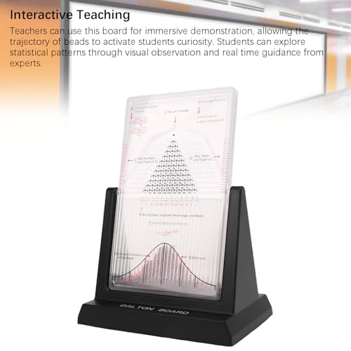 Walfront Galton Board Probability Demonstrator with 2800 Steel Beads – Normal Distribution Teaching Aid