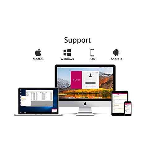 CimFAX W5S Ultimate 2-Port/2-Line High Speed 33.6k Fax from PC/Mobile via Fax Line 400 Users Fax2email Windows xp/7/8/10/Mac SDK Provided (32GB)