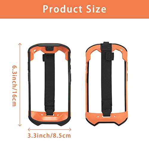 LANADO Protective Case Cover with Handstrap Rugged Boot Carrying Case for Zebra TC51 TC510K TC52 TC56 TC57 Rugged Bumper Case Armor Designed for Zebra Protection Tough Shock Proof,Orange