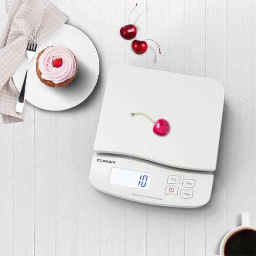 Digital Postal Scale 30kg 6 Units Conversion (g, lb, oz, lb'oz, kg'g, kg) | Large LCD Display, Easy to Use, Quick Switch | for Packages, Mailing, Shipping