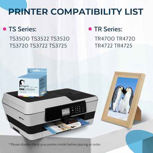 Penguin 275 276 XL Ink Cartridges for Canon Printers 275 276 Black and Color Ink Cartridges for Pixma TS3522 TS3500 TS3520 TS3722 TR4720 TR4700 TR4722 TR4725 Printer Cannon 275 and 276