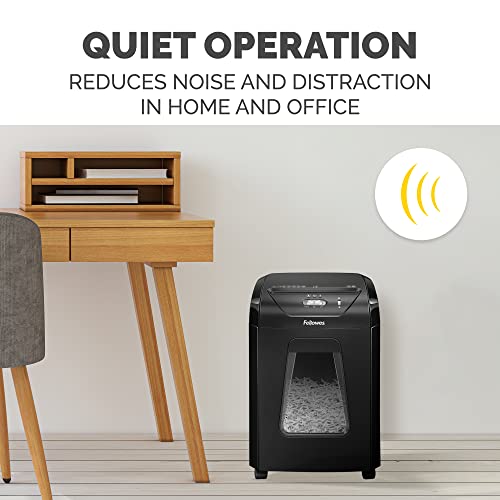 Fellowes 14C10 14-Sheet Cross-Cut Paper Shredder for Home & Office, Security Level P-4