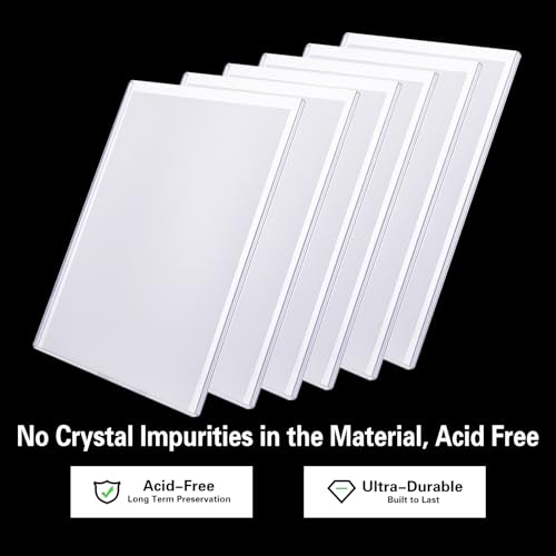 10ct Current Comic Book Toploaders - Modern Comic Book Top loaders, Crystal Clear Regular Comic Book Topload, Premium PVC Comic Book Holder, Crystal Clear Protection for Display, Storage, Collection