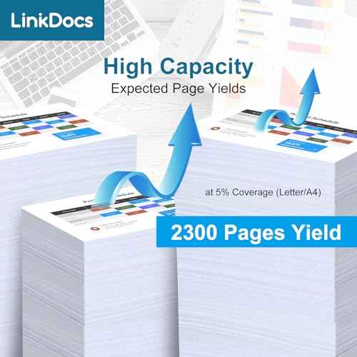 LinkDocs TN229XLC High Yield Cyan Compatible Toner Cartridge Replacement for Brother TN229XL TN-229XL Cyan Work for Brother HL-L3280CDW HL-L3220CW MFC-L3720CDW MFC-L3780CDW Printers