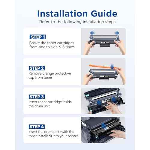 TN830XL Toner Cartridges Replacement for Brother TN830XL TN830 TN830 XL Toner Work for Brother HL-L2460DW DCP-L2640DW HL-L2480DW HL-L2400D HL-L2405W MFC-L2820DW Printer 2PK (High Yield)