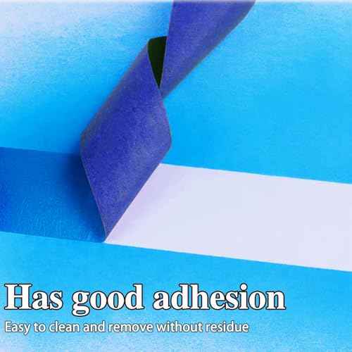 Painters Tape 2 Inch Wide, 10-Packs Blue Painters Tape for General Purpose Use, 2 Inches X 55 Yards X 10 Rolls, 550 Yards in Total