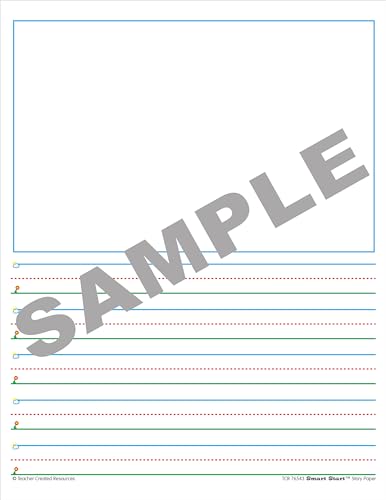 Teacher Created Resources Grade 1-2 Smart Start Story Paper - 360 Sheets