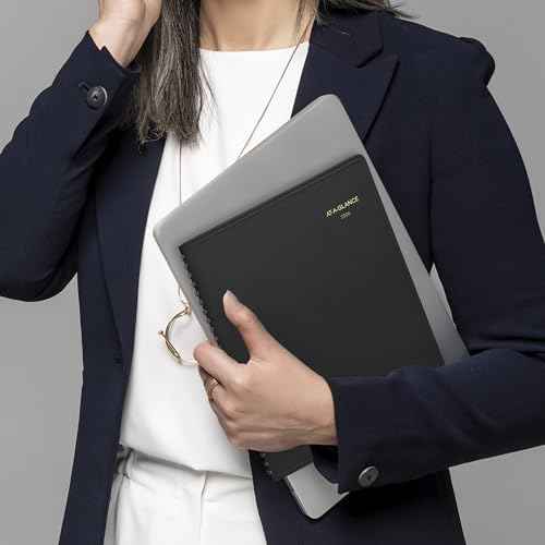AT-A-GLANCE 2026 Appointment Book Planner, Daily, 8-1/2" x 11", Large, 24-Hour, Black (702140526)