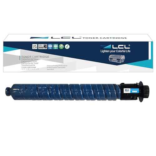 LCL Compatible Toner Cartridge Replacement for Ricoh Aficio MP C2003, C2503, C2004, C2504, C2004ex, C2504ex, Lanier Savin C2003, C2503, C2004, C2504, C2004ex, C2504ex Printer (1-Pack Cyan)