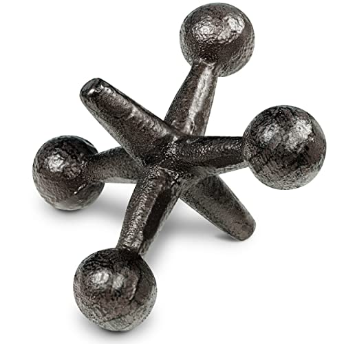 Redwix Black Cast Iron Decorative Door Stopper - Retro Room Accent