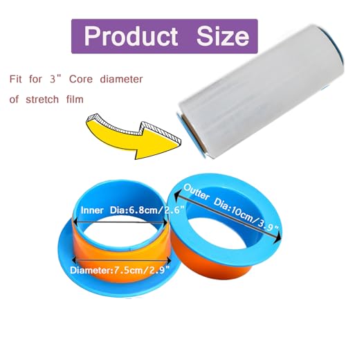 3 Pairs Plastic Stretch Film Hand Saver, Protective
