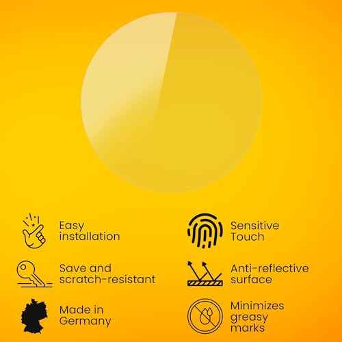 atFoliX Screen Protector compatible with Casio EFR-571DB-1A1VUEF Screen Protection Film, anti-reflective and shock-absorbing FX Protector Film (3X)
