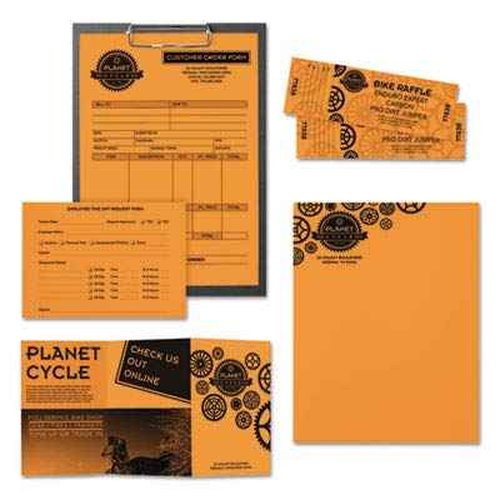 Astrobrights Color Paper, 24 lb Bond Weight, 11 x 17, Cosmic Orange, 500/Ream