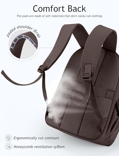 Uselike Travel Backpack for Women, 15.6 Inch Laptop Backpack, Quilted