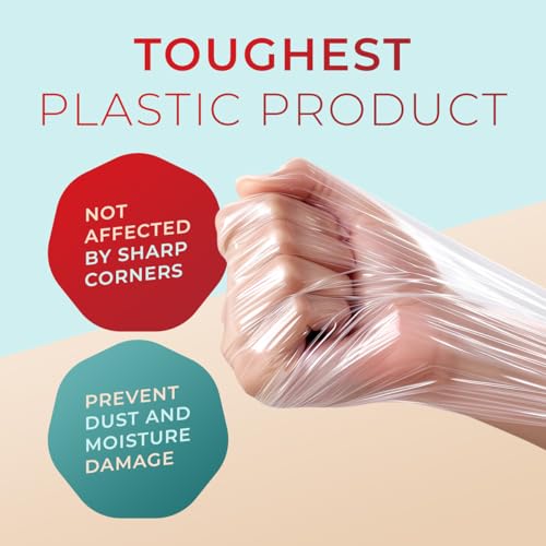 Shrink Wrap Roll for Moving | Stretch Packing Heavy Duty 12 Pack 5" x