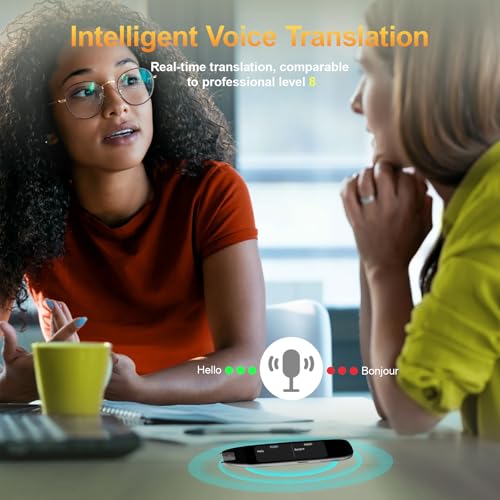Translation Pen for Dyslexia, 142 Languages Text to Speech Translator Pen, OCR Digital Reading Pen Language Translator Device for Students, Study, Travel, Business