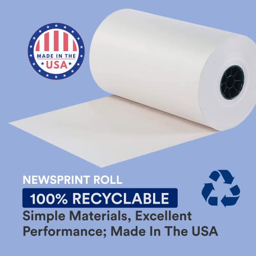 Box USA Packing Paper Roll 36 x 1440ft - Newsprint for Shipping,