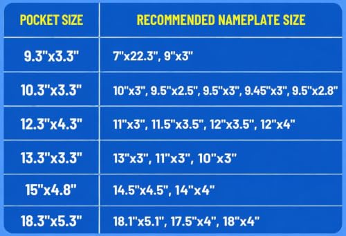 40PCS Classroom Nameplate Pockets - Clear Self-Adhesive Desk Tag Holders, 10.3 x 3.3 Inches, Thick PVC, Removable for Student Desks