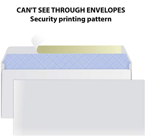 Splendoress 500 Count Self Seal Business Envelopes Letter Size 4-1/8 x 9-1/2 Inches