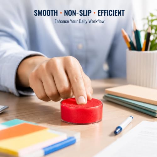 Outus 4 Pcs 3-Inch Sponge Cup Moistener for Money Counting and Document Sorting