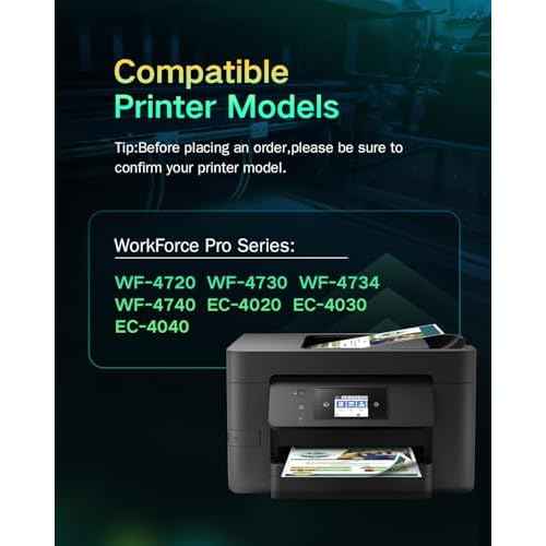 802XL Ink Cartridges for Epson Printer Remanufactured for Epson 802 802XL Ink Cartridges Combo Pack for Workforce Pro WF-4730 WF-4720 WF-4734 WF-4740 EC-4020 EC-4030 Pinter (5 Pack)
