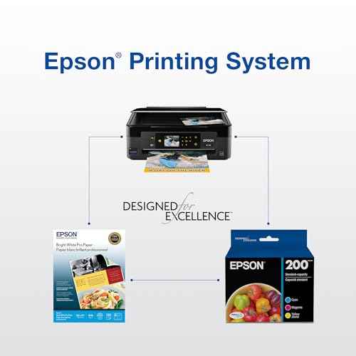 EPSON 200 DURABrite Ultra Ink High Capacity Black Cartridge (T200XL120-S) Works with WorkForce WF-2520, WF-2530, WF-2540, Expression XP-200, XP-300, XP-310, XP-400, XP-410