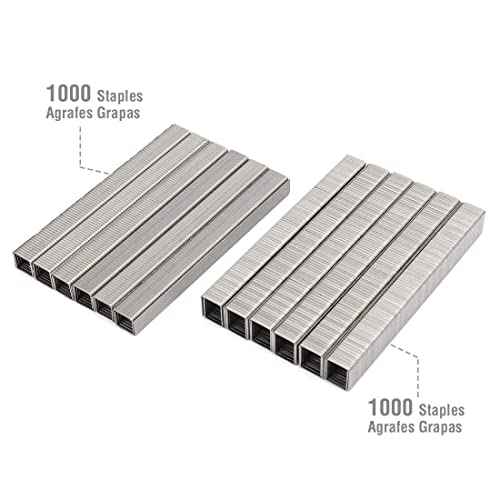 Arrow T50 Stainless Steel Staples Pack Set #508SS1 1/2'' 12mm and #506SS1 3/8'' 10mm